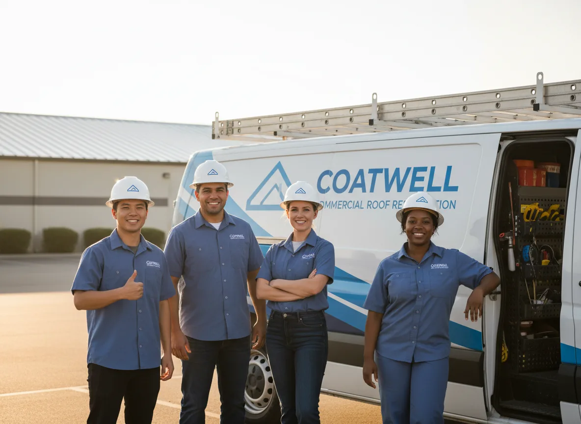 Commercial roof coating company in Strong, ME